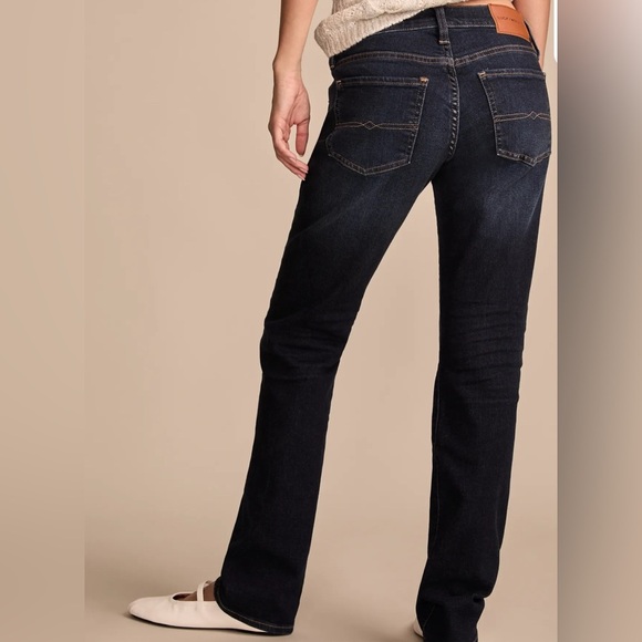 Lucky Brand Mid Rise Sweet‎ Straight Ankle Dark Blue Jeans Women's 12/31 EUC - Picture 10 of 11